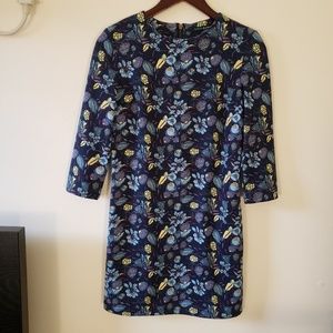 Floral Long Sleeve Dress Small